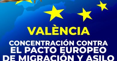 <strong>Valencia: No al Pacto Europeo de Migración y Asilo</strong>