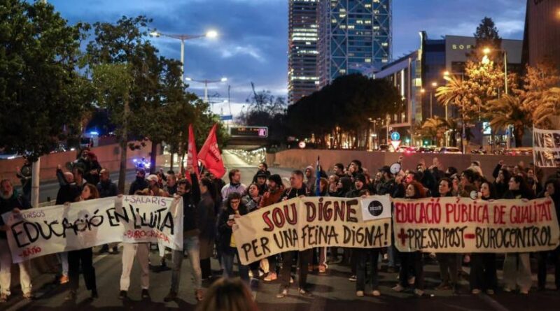 <strong>Catalunya: Solidaridad con la comunidad educativa en lucha</strong>